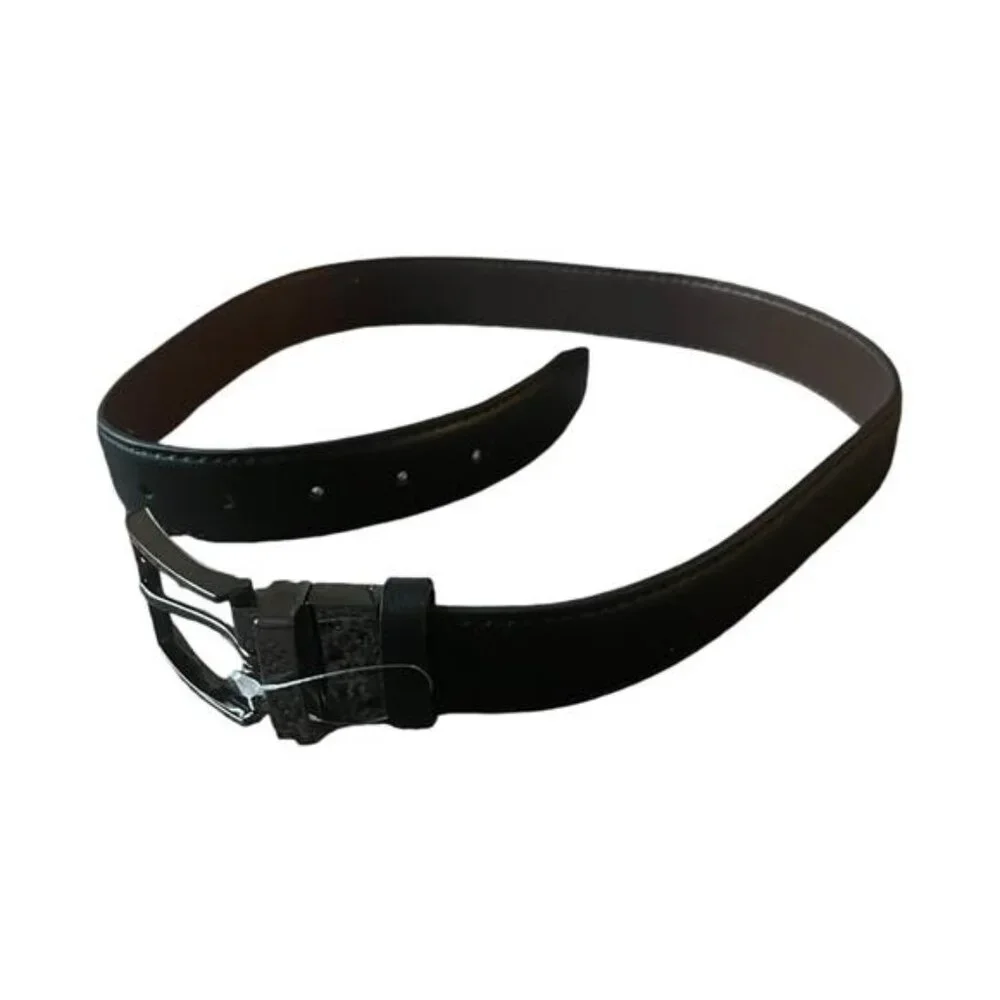 AWAYTR Boys Reversible Leather Belt Kids Adjustable 90cm Black Brown Casual